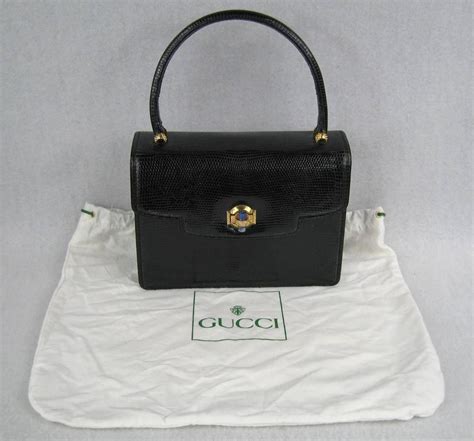 black leather gucci bags|vintage black Gucci handbag.